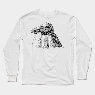 Vintage rock for women hand drawn old rocks for men Long Sleeve T-Shirt